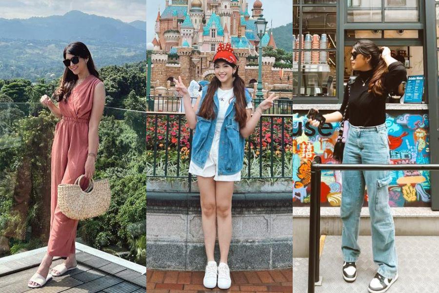 9 Inspirasi OOTD Liburan ala Dewi Paramita, Simpel dan Nyaman!
