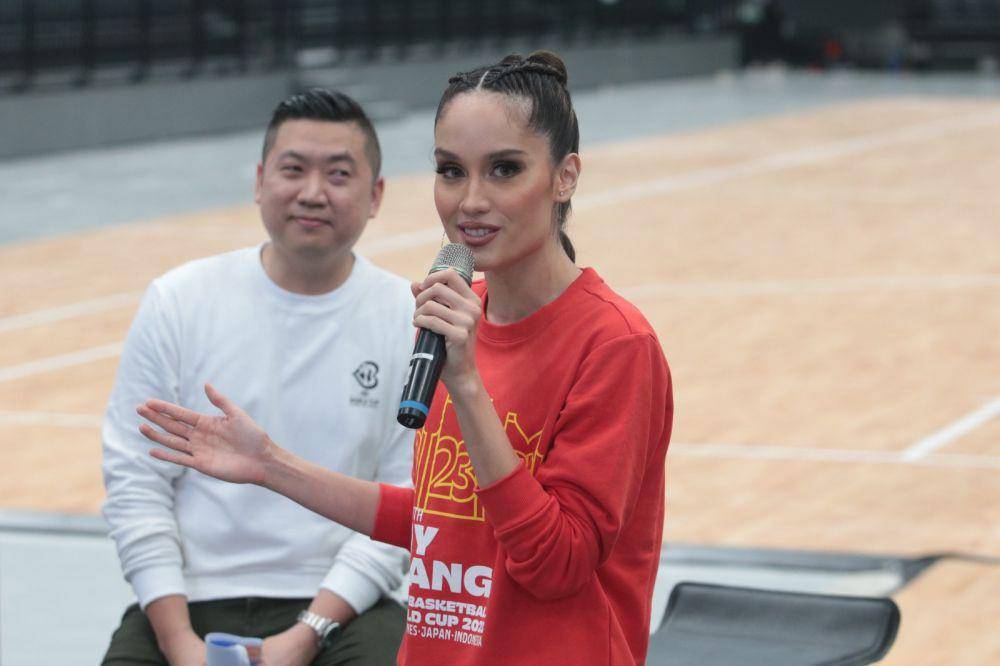 Duta Piala Dunia Basket 2023, Cinta Laura. (Dok. LOC FIBA)