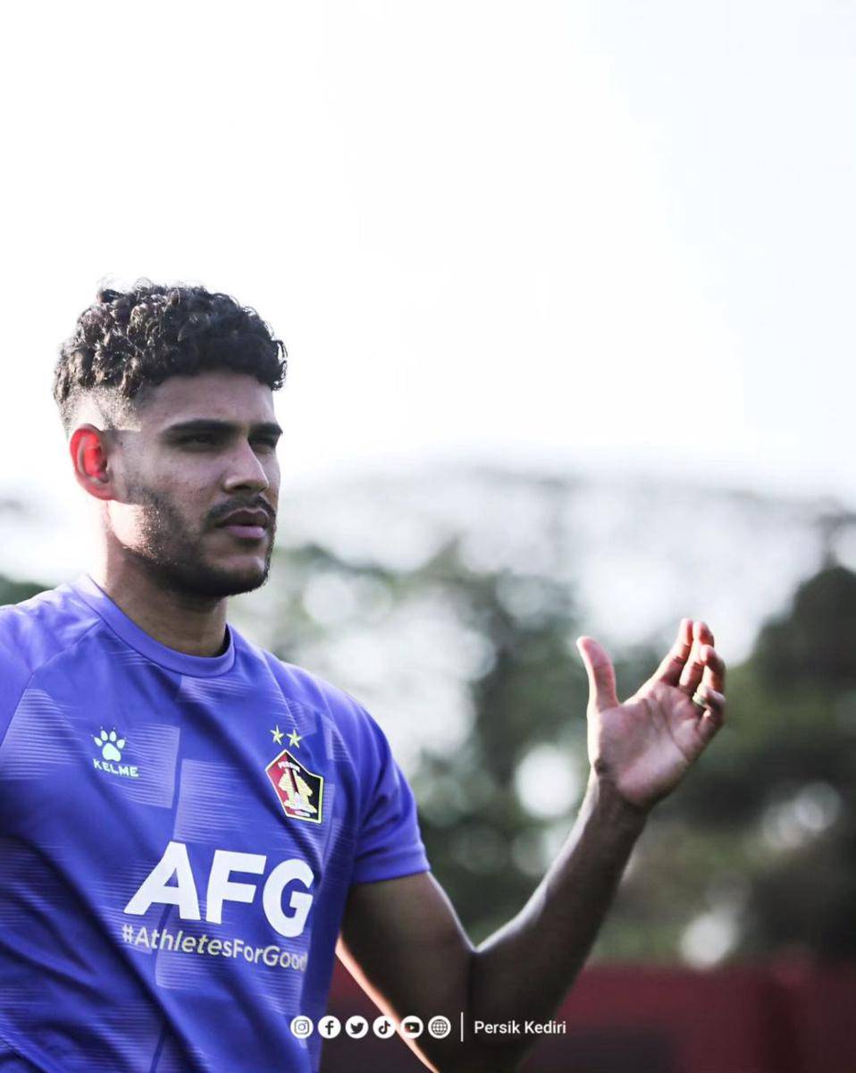 Pemain Asing Baru Persik Kediri, Jeffeson Viera. Instagram.com/persikfcofficial