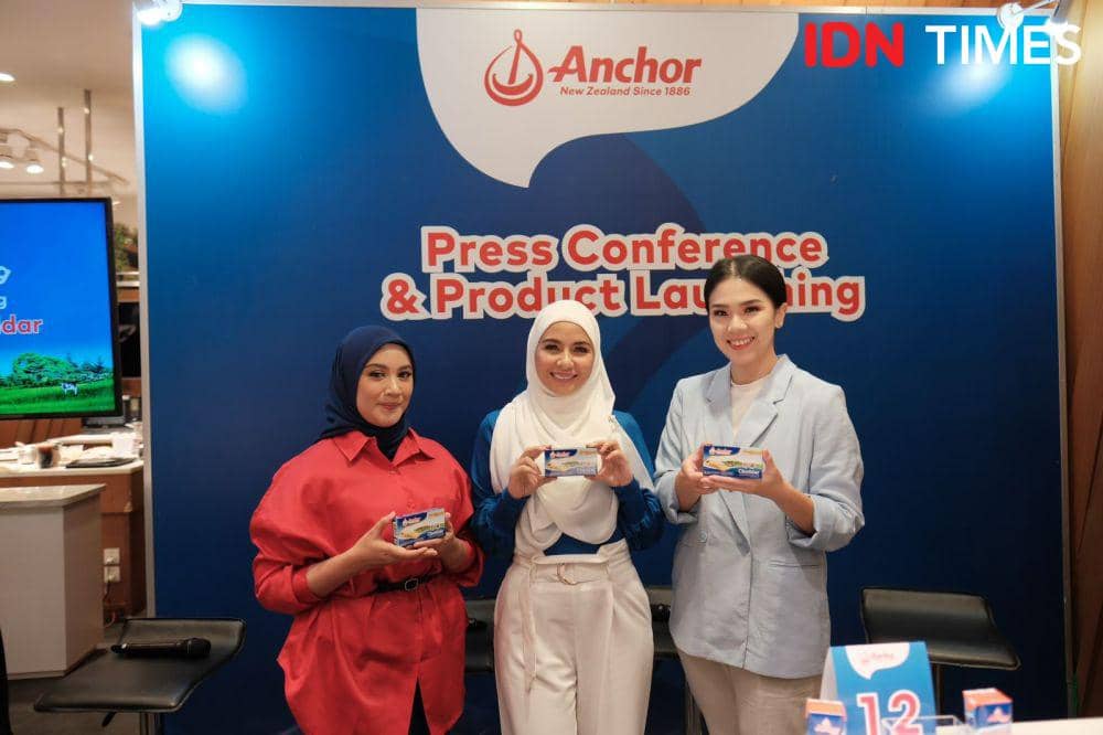 Peluncuruan keju Anchor Cheddar, Jakarta (IDN Times/Dhiya Awlia Azzahra)
