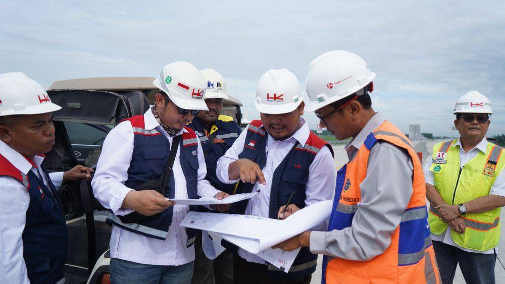 Uji laik fungsi segmen Tol Stabat - Kwala Bingai di Jalan Tol Trans Sumatra. (dok. Hutama Karya)