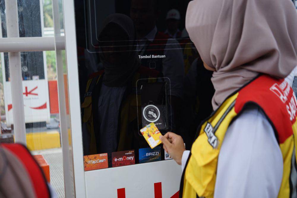 Gerbang Tol Kwala Bingai di Jalan Tol Trans Sumatra (JTTS). (dok. Hutama Karya)