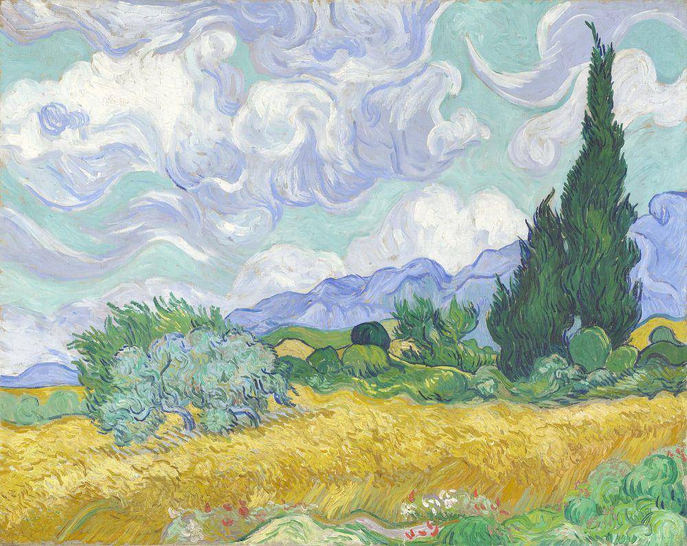 Wheat Field with Cypresses (National Gallery Version) (commons.m.wikimedia.org/Vincent van Gogh)