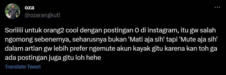 kronologi opini Oza Rangkuti (twitter.com/ozarangkuti)