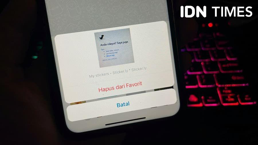 2 Cara Menghapus Stiker WhatsApp, Bisa Langsung Banyak Juga