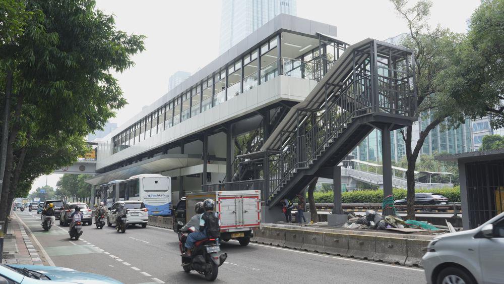 Halte TransJakarta Gatot Subroto LIPI Kembali Beroperasi Hari Ini