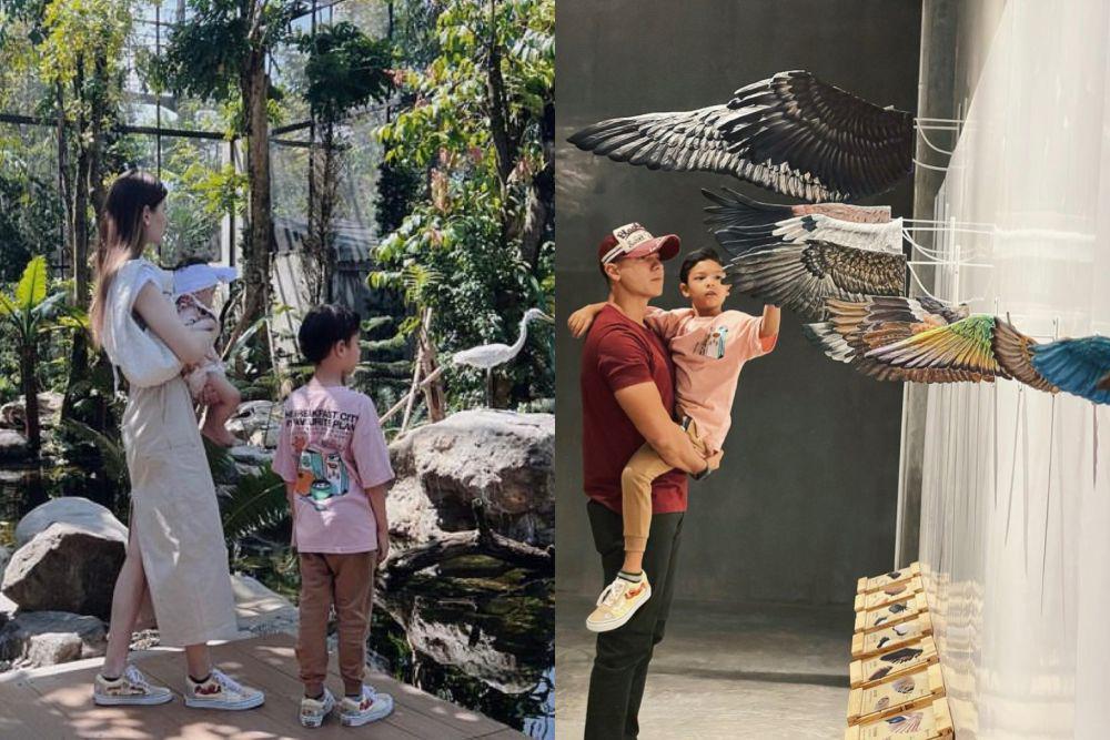 8 Potret Mikaila Patritz Ajak Anak ke Museum Satwa, Kenali Satwa Liar!