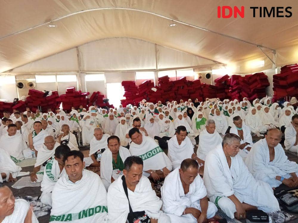 Jemaah haji NTB di Arab Saudi. (dok. Kemenag NTB)