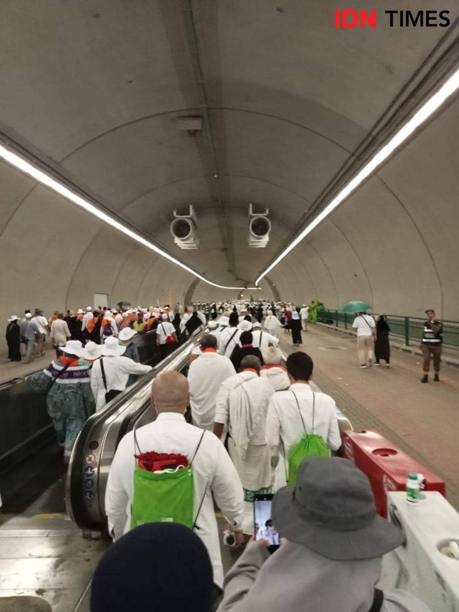 Jemaah haji NTB saat melaksanakan ibadah haji di Arab Saudi. (dok. Kemenag NTB)