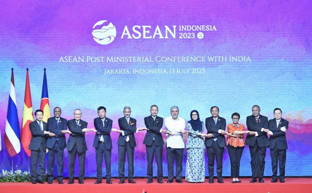 Pertemuan Menlu ASEAN dengan India di Jakarta. (Dok. Gallery ASEAN 2023)