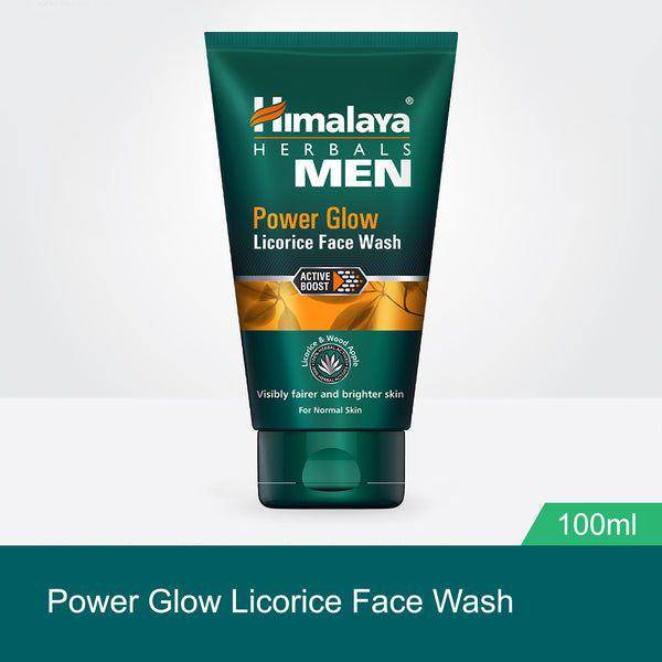 Himalaya Men Power Glow Licorice Face Wash (himalayawellness.id)