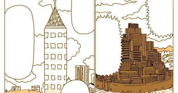 Perbandingan situasi di Asosiasi Hero dan Neo Heroes( Dok. galaxyheavyblow.web.fc2.com / One Punch Man Webcomic )