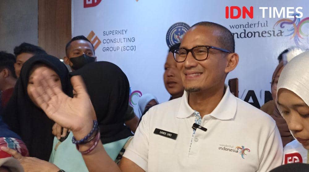 Menparekraf Sandiaga Uno. (IDN Times/Dahrul Amri)