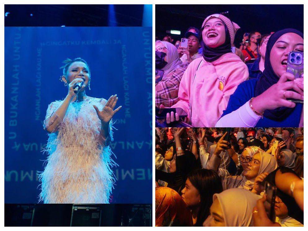 7 Penampilan Rossa saat Manggung di Malaysia, Penonton Heboh!