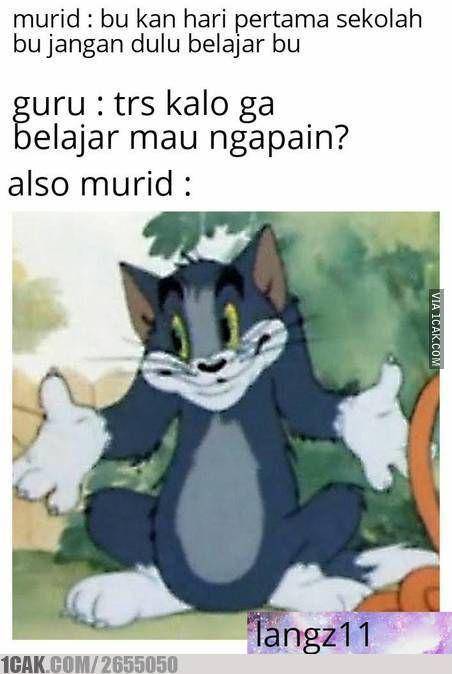 meme hari pertama masuk sekolah (1cak.com)