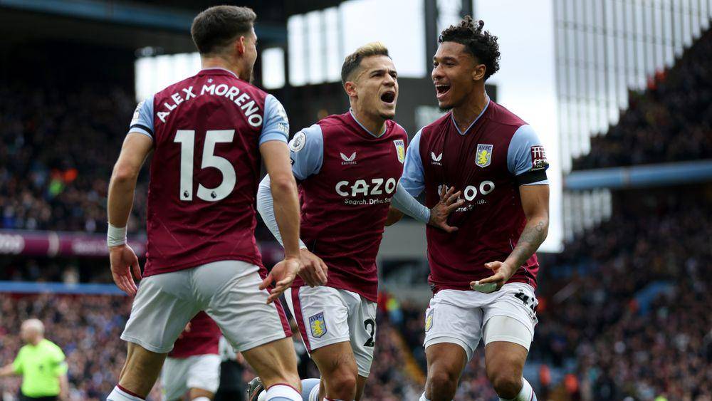 selebrasi gol pemain Aston Villa (avfc.co.uk)