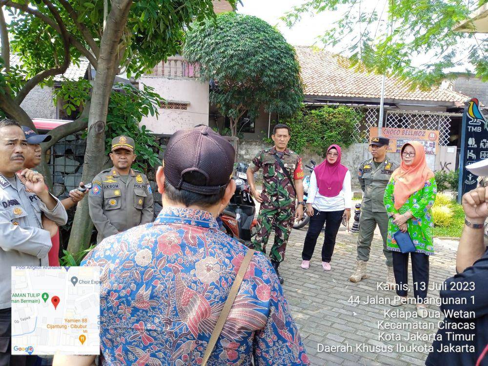 Satpol PP DKI Jakarta dan tim gabungan amankan TMP Tulip, Jaktim/dok Satpol PP