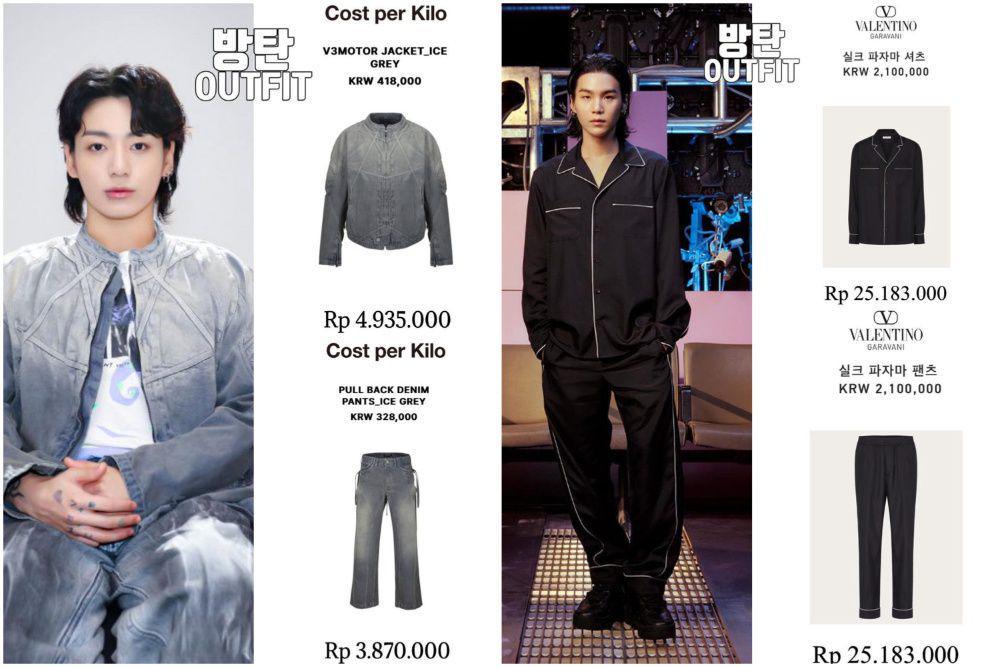 10 Harga One Set Busana Member BTS, Piyama Seharga Motor!