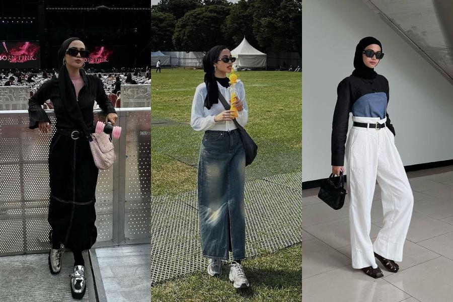 14 Ide Outfit Konser ala Selebgram Ratu Aninditya, Pasti Kece Gayanya