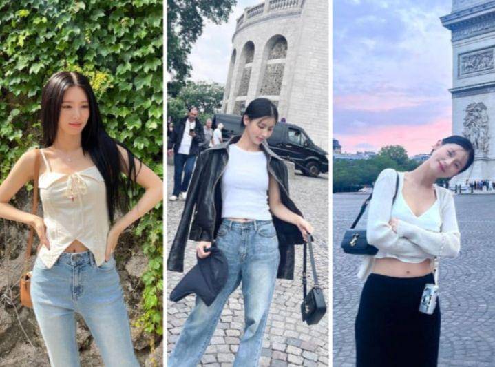 outfit jalan-jalan ala Miyeon (G)I-DLE (instagram.com/noodle.zip)