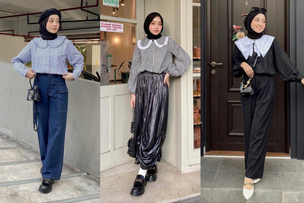 9 Mix and Match Korean Blouse ala Meirani Amalia Putri, Look Stunning!