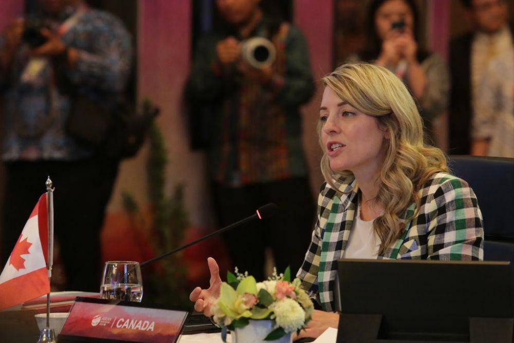 Menteri Luar Negeri Kanada, Melanie Joly. (dok. Gallery ASEAN 2023)
