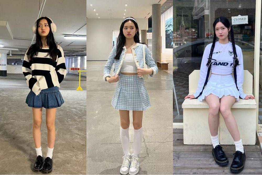 ide padu padan mini skirt ala Saranghoe (instagram.com/sarang.hoe)