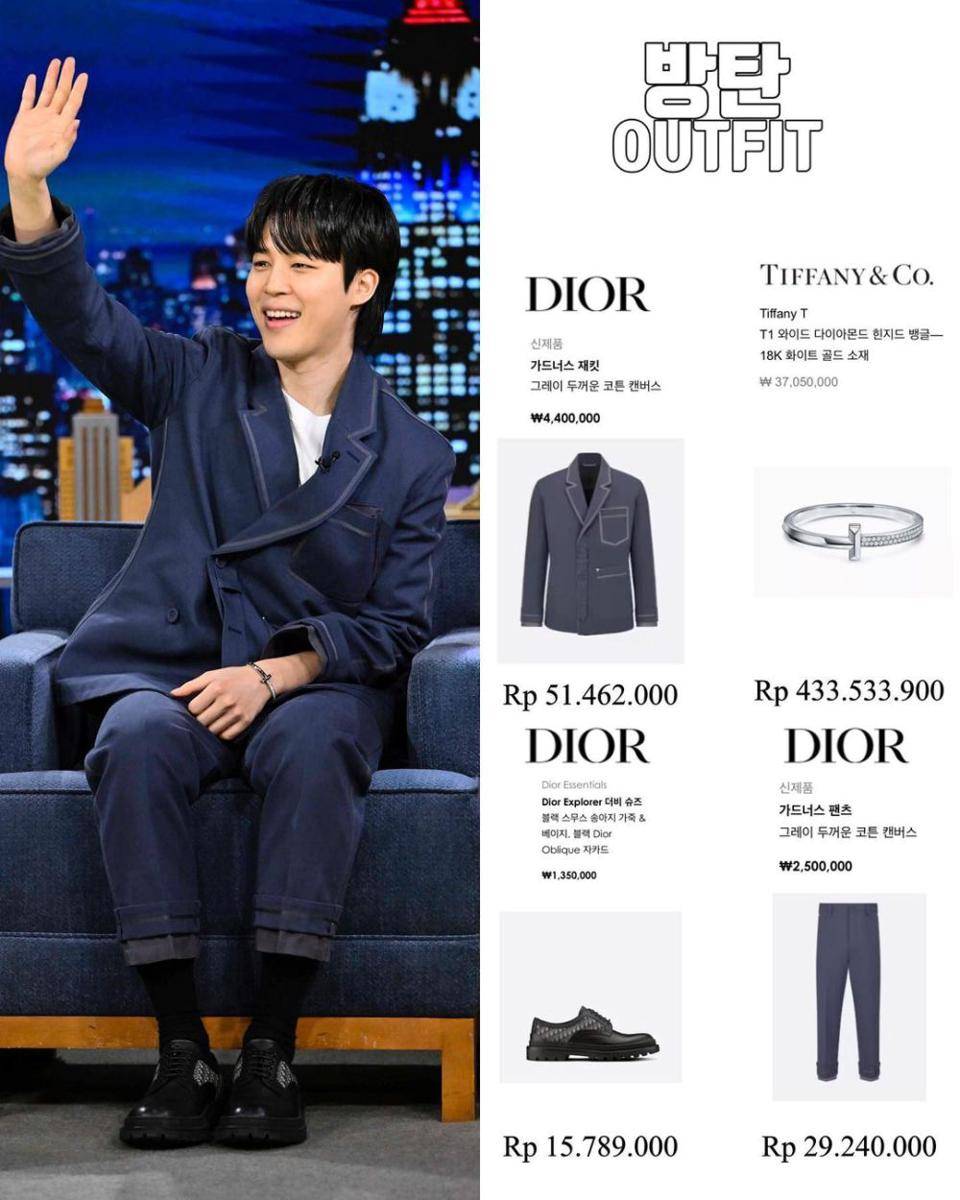potret Jimin BTS (instagram.com/bangtan_outfit)
