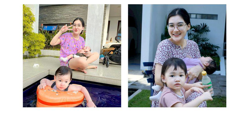 7 Potret Nella Kharisma Momong Anak, Jadi Ibu Siaga!