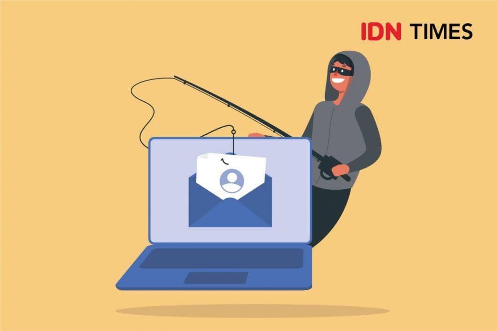 Ilustrasi phising. (IDN Times/Aditya Pratama)