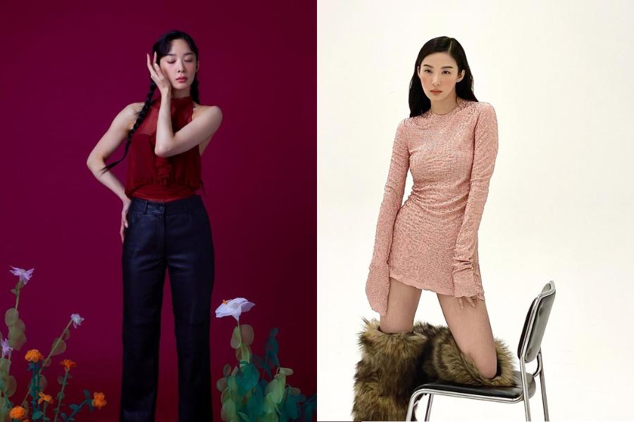 10 OOTD Lee Chung Ah, Busana Apa pun Jadi Terlihat Mahal