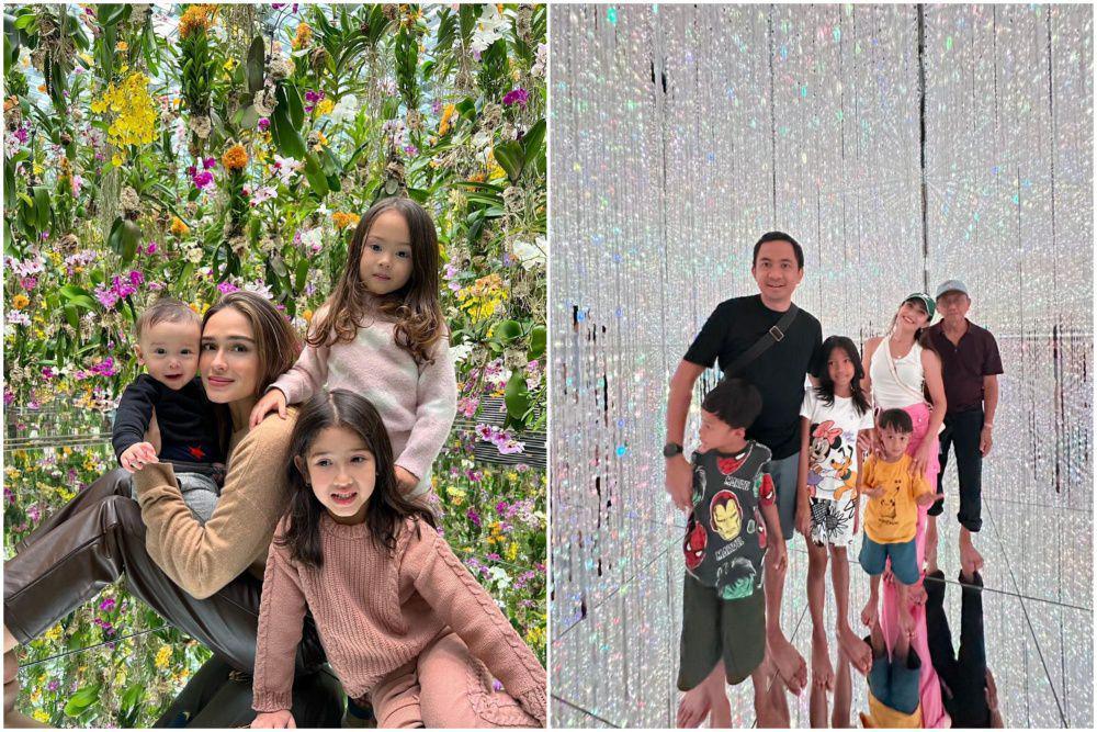 10 Potret Artis Indonesia Liburan di TeamLab Planets Tokyo Jepang