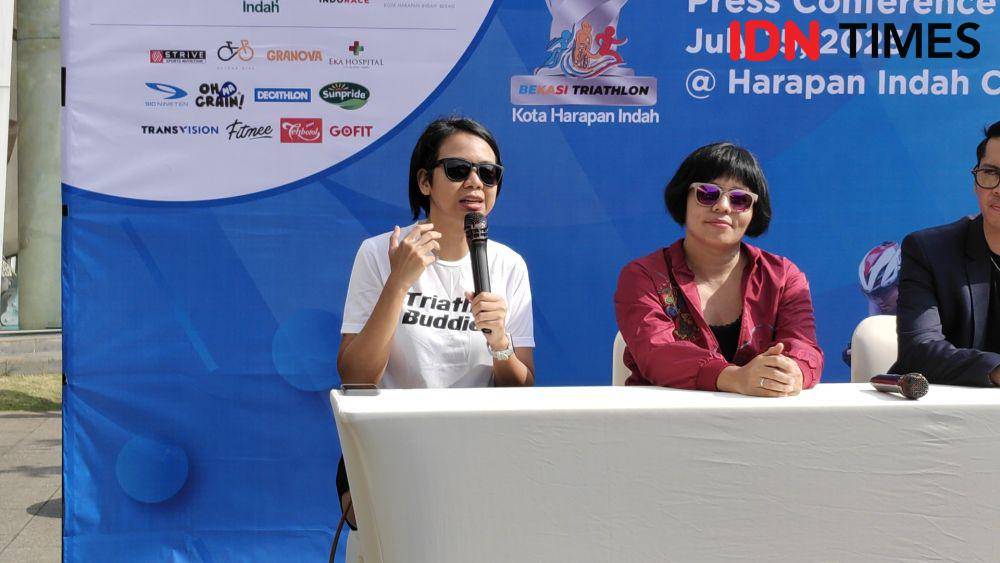Race Director Bekasi Triathlon, Martha Adwityasthi. (IDN Times/Imam Faishal)