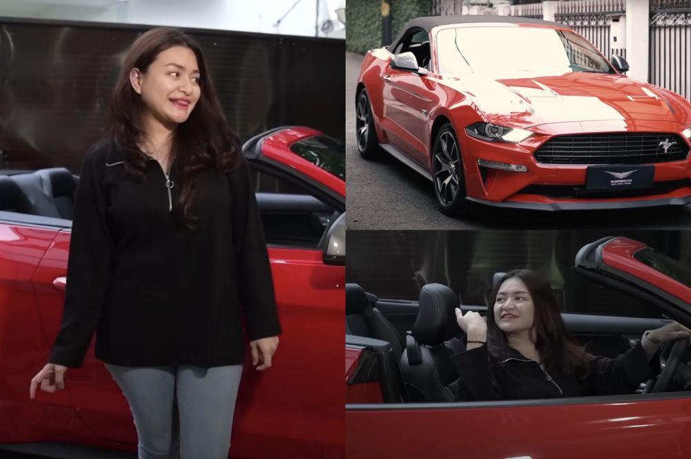 9 Momen Nathalie Holscher Coba Mobil Mewah Baru Seharga 1,7 M