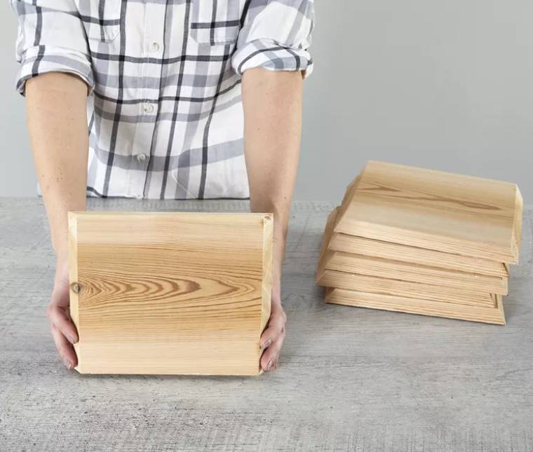 DIY Pot Kayu Hexagonal (bhg.com/Sydney Price)