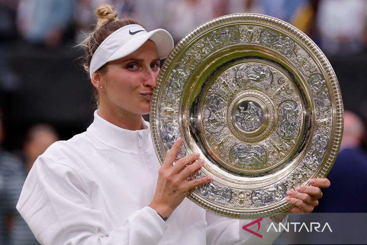 Vondrousova, Non-Unggulan yang Sukses Juarai Wimbledon 2023