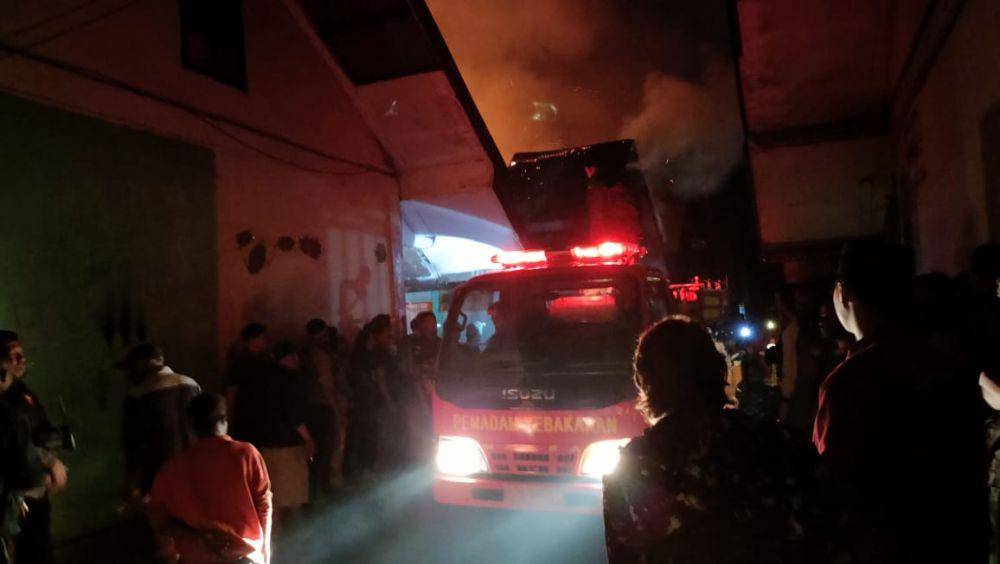 Kebakaran di Pasar Jibama, Kota Wamena, Kabupaten Jayawijaya, Papua Pegunungan, Minggu (16/7/2023). (IDN Times/Istimewa)