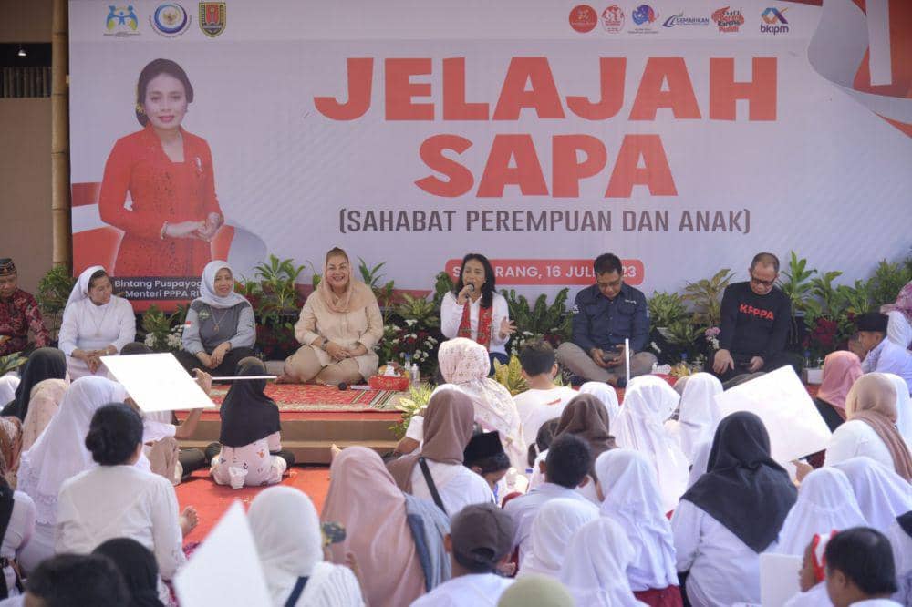 Refleksi Jelang Hari Anak, Menteri PPPA Ajak Anak Bermain di Alam
