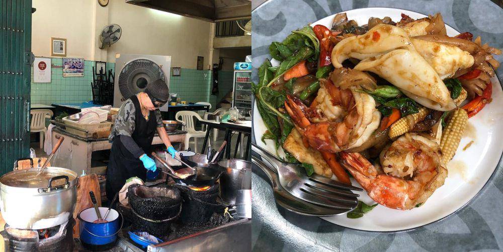 kolase suasana dan hidangan di Raan Jay Fai (instagram.com/jayfaibangkok)