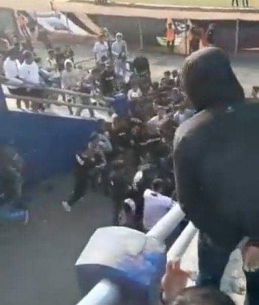 Kerusuhan di Stadion Brawijaya saat laga Persik Kediri Vs Arema FC. (IDN Times/istimewa)