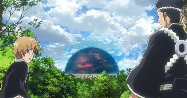 Wilayah Seireitei tertutupi bayangan ( Dok. Pierrot / Bleach: Thousand-Years Blood War )