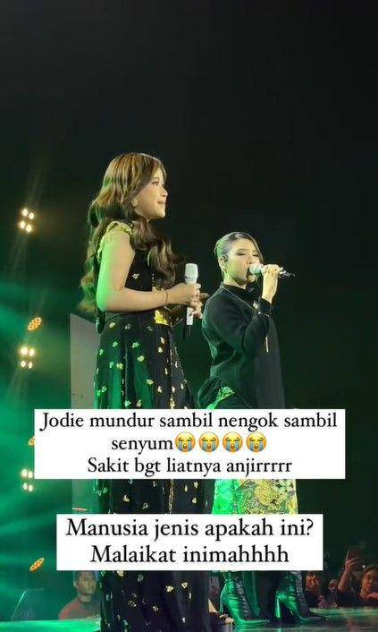 Brisia Jodie disuruh mundur penonton (tiktok.com/@rainiseptiani)