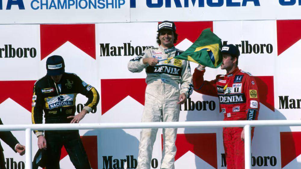 podium di GP Hungaroring 1986 (formula1.com)