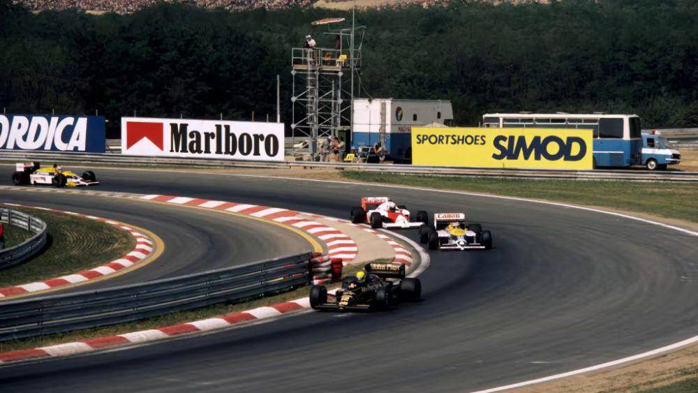 balapan F1 pertama di Sirkuit Hungaroring pada 1986 (formula1.com)