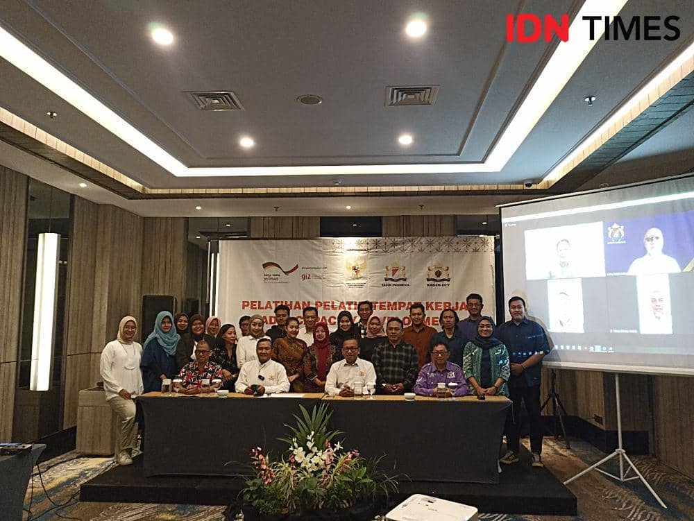 Pembukaan Pelatihan Pelatih Tempat Kerja Kadin Capacity Development, di Royal Malioboro, Senin (17/7/2023). (IDN Times/Herlambang Jati Kusumo)