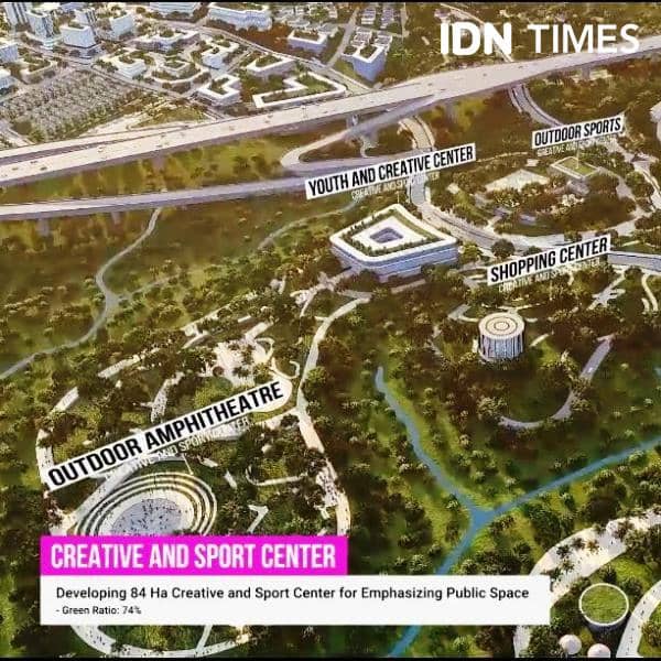 Desain sejumlah fasilitas yang akan dibangun di lokasi Eks HGU PT. TKA. Foto Badan Bank Tanah (IDN Times/Ervan)