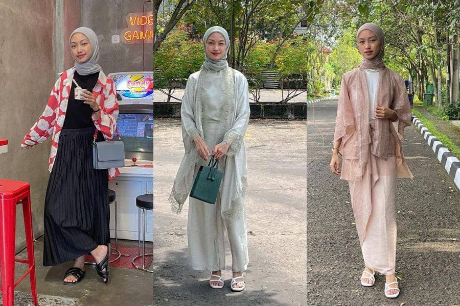 14 Style Outer untuk Hijabers ala Kana Zahra, Stylish dan Kekinian