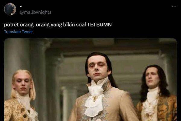 meme tes bahasa Inggris BUMN (twitter.com/malibvniqhts)