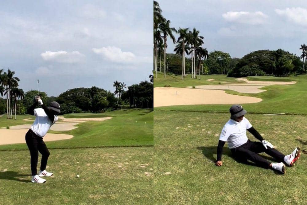 7 Potret Wendi Cagur Main Golf yang Berkelas, tapi Tetap Kocak!