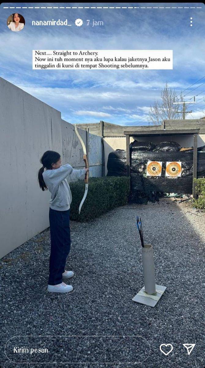 potret liburan keluarga Andrew White dan Nana Mirdad di New Zealand (instagram.com/nanamirdad_)